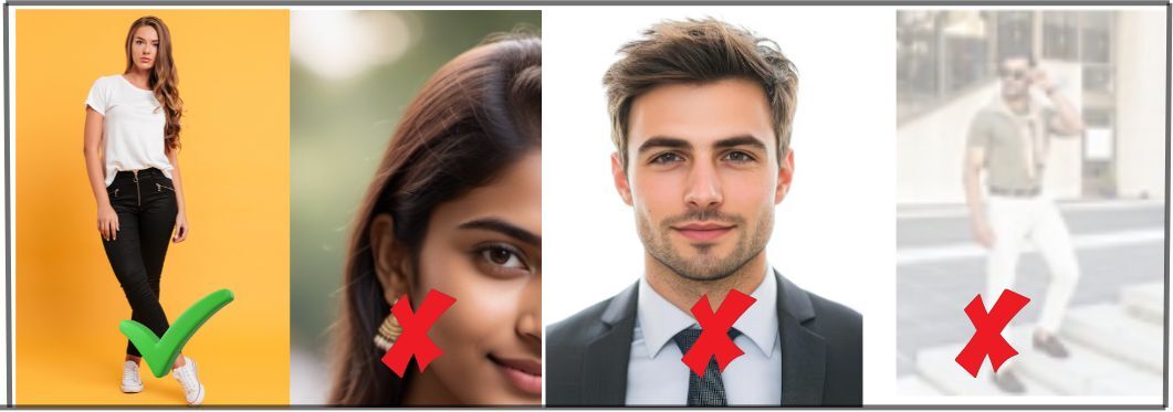 Passport photo example