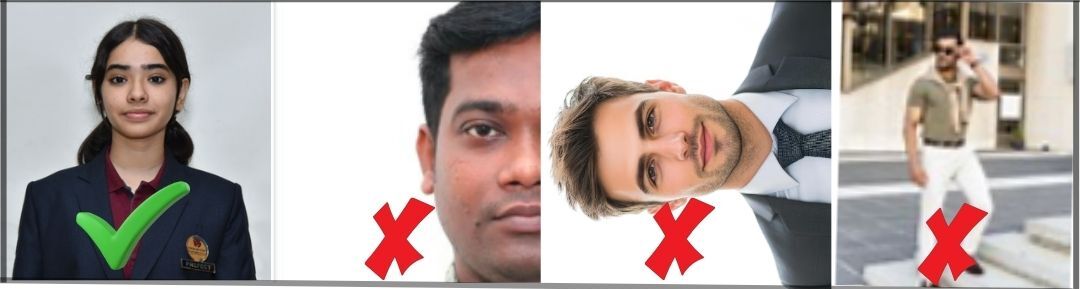 Passport photo example
